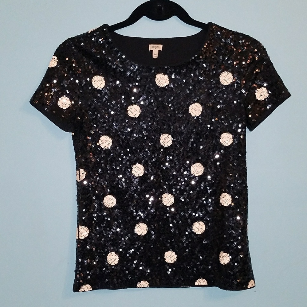 J. Crew Sparkle shirt XXS